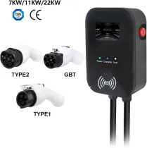 Level 2 EV Charger for Home, 48 Amp, 240V, NEMA 14-50 Plug EV Charger Level 2, J1772 Charger, 25FT Cable Electric Vehicle Charging Stations, Bluetooth & WiFi Enabled,Current Adjustable