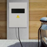 Wall EV Charger Protective Box, Charging Cable Organizer Wall Charger Holder Box, Charger Station Box Wall-Mounted Indoor/Outdoor Fast Electric Vehicle Charging Station with NFC Card