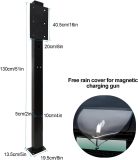 EV Charger Connector Pedestal, Freestanding Electric Car Charging Stations Stand Accessory, Electric Vehicle Charging Stations, Corrosion Resistance(130cm)