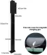 EV Charger Connector Pedestal, Freestanding Electric Car Charging Stations Stand Accessory, Electric Vehicle Charging Stations, Corrosion Resistance(130cm)