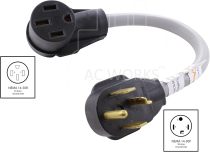 AC WORKS Electric Vehicle Charging Adapter for Tesla Use (14-30 4-Prong Dryer to Tesla)