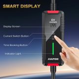 AVAPOW Level 2 EV Charger, Up to 40amp (240V) with App Control, 25ft Portable Electric Vehicle Charging, Set Current, Delay Charging, NEMA 14-50 Plug, Electric Car Charger Fit for J1772 EVs