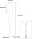 EV Charger Pedestal Outdoor, Electric Vehicle Pile, Electric Vehicle Charging Stations, Support Pole for EV Charging Station, Compatible with Mobile Connector(White,170cm)