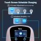 Tera Electric Vehicle Charger for Tesla: J1772 EVs ETL Certified Level 2 48 40 Amp 240 Volt Tesla Home EVSE with Manual Setting Amps Schedule on Unit NEMA 14-50 25 FT Cable W01 Pink