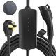 Level 2 EV Mobile Charger, 32Amp 240V Portable J1772 Electric Vehicle Charger, 16ft Extension Cord with NEMA 14-50 Plug, Home/Outdoor EV Charging Station for All J1772 Electric Cars