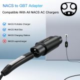 NACS to GBT Adapter Electric Vehicle Charging Adapter Compatible with NACS Destination Charger, Mobile Connector, Wall Connector