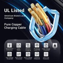 Tera Home EV Wall Charger: UL Listed Pure Copper 20FT Charging Cable    Level 2 Electric Vehicle Charging Station with Cable Holder up to 32A 240V, Easy Installation Z2