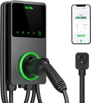 Autel MaxiCharger Home Smart Electric Vehicle (EV) Charger, 40 Amp Level 2 Wi-Fi and Bluetooth Enabled EVSE, Indoor/Outdoor Car Charging Station, with in-Body Holster and 25-Foot Cable（6-50 Plug）
