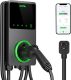 Autel MaxiCharger Home Smart Electric Vehicle (EV) Charger, 40 Amp Level 2 Wi-Fi and Bluetooth Enabled EVSE, Indoor/Outdoor Car Charging Station, with in-Body Holster and 25-Foot Cable（6-50 Plug）