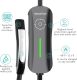 Level 1+2 Tesla EV Charger,16 Amp 120V /240V,Adjustable Plug-in Electric Vehicle Charging Station with 21FT Cable NEMA 6-20 Plug NEMA 5-15 Adapter, Compatible with All Tesla Models X/Y/3/S