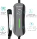 Level 1+2 Tesla EV Charger,16 Amp 120V /240V,Adjustable Plug-in Electric Vehicle Charging Station with 21FT Cable NEMA 6-20 Plug NEMA 5-15 Adapter, Compatible with All Tesla Models X/Y/3/S