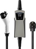 40 Amp EV Charger, Delayed Charging and Adjustable Current Electric Vehicle Portable Charger Level 2 EV Charging Station Compatible with SAE J1772 EVs (240 Volt, 24.6ft Cable, NEMA 14-50)
