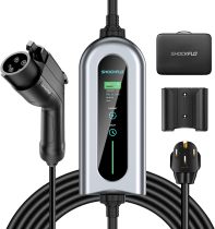 G1 Level 2 EV Charger(40Amp, 240V, NEMA 14-50P), Portable Electric Car Charger Adjustable Current/Timing Delay, 20FT Cable, Plug-Play EV Charging Station Wall-Mounted Home EVSE SAE J1772 EVs