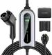 G1 Level 2 EV Charger(40Amp, 240V, NEMA 14-50P), Portable Electric Car Charger Adjustable Current/Timing Delay, 20FT Cable, Plug-Play EV Charging Station Wall-Mounted Home EVSE SAE J1772 EVs