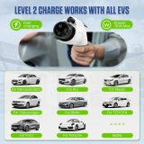MR CARTOOL S311 Level 2 Electric Vehicle Charging Stations, APP Control EV Charger with 26FT Electric Car Charger Cable, 32A Smart EV Charger Compatible with All EV