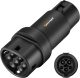 EV Charger Connector Type 1 to Type 2 Adapter Electric Vehicle Charging Adapter SAE j1772 to IEC62196 EV Charging Adapter