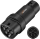 EV Charger Connector Type 1 to Type 2 Adapter Electric Vehicle Charging Adapter SAE j1772 to IEC62196 EV Charging Adapter