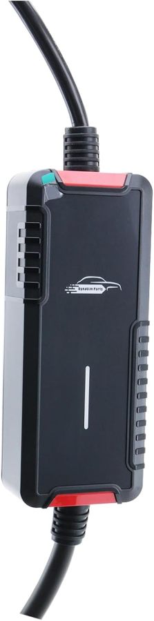 Level 1 and 2 EV Charger with 20FT Cable, Home Outdoor Electric Vehicle Charging Stations for J1772 Electric Cars, 16Amp 120V-240V 3.5kW, NEMA 6-20 & NEMA 5-15 Plug