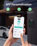 Level 2 EV Charger 48 Amp, Hardwired EV Charger Level 2, APP Control, Adjustable Current, Delay Timer, 25ft Cable, 240V J1772 Charger, EV Chargers for Home Level 2, FCC & ETL Certified, LCD Display