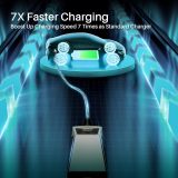 Electric Vehicle Charger with NEMA 14-50 Plug, Level 2 Portable EV Charging Station Adjustable Current 12A/16A/24A/32A/40A for SAE J1772 EVs
