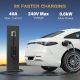AVAPOW Level 2 EV Charger, Up to 40amp (240V) with App Control, 25ft Portable Electric Vehicle Charging, Set Current, Delay Charging, NEMA 14-50 Plug, Electric Car Charger Fit for J1772 EVs