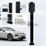 EV Charger Connector Pedestal, Freestanding Electric Car Charging Stations Stand Accessory, Electric Vehicle Charging Stations, Corrosion Resistance(130cm)