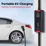 JX-E Level 1&2 EV Charger, Portable Level 2 Electric Vehicle Charger with 25FT Cable Home EV Charging Sation for All SAE J1772 EVs, NEMA 6-20 & NEMA 5-15 Plug, 16Amp, 110V-240V