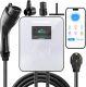 Level 2 EV Charger 48Amp, 240V,11.5KW 25 FT Electric Vehicle Charging Station with NEMA 14-50 Plug and SAE J1772 Smart APP,Scheduled Charging,Flexible 25-Foot Cable