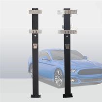 EV Charger Pedestal Outdoor, Electric Vehicle Charging Stations, New Energy Vehicle Charging Pile, Charging Column, EV Charge Stand, Charging Pillar, Corrosion Resistance(Black)