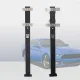 EV Charger Pedestal Outdoor, Electric Vehicle Charging Stations, New Energy Vehicle Charging Pile, Charging Column, EV Charge Stand, Charging Pillar, Corrosion Resistance(Black)