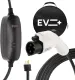 EV+ Level 2 EV Charger, 16A Portable Electric Vehicle Charging Station, SAE J1772 EV Charging Cable 25-Ft with NEMA 6-20 Plug, EVSE Travel Case, Home EV Charging Station
