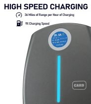 Home Smart Level 2 EV Charger up to 40 Amp, Indoor Outdoor Fast Charging Station with NEMA 14-50 Plug for All J1772 Electric Vehicles, Wi-Fi and Bluetooth Enabled EVSE, 25-Foot Cable