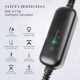 Level 1+2 EV Charger, Portable 8/10/16 Amp 110V - 240V Electric Vehicle Charger with NEMA 6-20 Plug 16FT Charging Cable, Plug-in Home Car Charging Station for J1772 EVs PHEVs