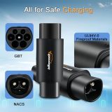 NACS to GBT Adapter Electric Vehicle Charging Adapter Compatible with NACS Destination Charger, Mobile Connector, Wall Connector