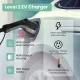 Level 2 EV Charger Station with Smart Display 48 Amp 11.5KW 26ft EV Charging Cable Hardwired Smart Electric Vehicle Charging Station RFID Card 4G/WiFi/BT Connection EV & Plug-in Hybrid for SAE J1772