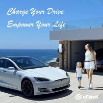 Tesla Charger Pedestal Outdoor,Tesla Pedestal for EV Charger Tesla Charger Stand EV Charger Pedestal EV Pedestal for Telsa Gen 3, Tesla Mobile Connector & J1772 Wallbox Charger