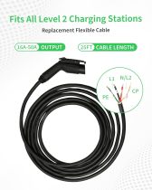 Autel New Level 2 Charger Replacement Cable, 16 Amp-50 Amp 240 Volt SAE J1772 Charger for All EV Charging Stations, 25-Foot Charging Cable, More Durability and Flexibility