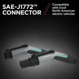 Schumacher Electric SEV1600HW - Level 2 EV Charger 50 Amp 240V - Hardwired Electric Vehicle Charger for 9X Faster Indoor/Outdoor Charging - Bluetooth/WiFi Connected Wall Charger