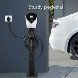 Lectron Electric Vehicle Charger Pedestal Stand - Support Pole for V-Box EV Charging Station