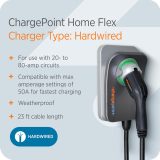 HomeFlex Level 2 EV Charger J1772, Hardwire Electric Car Charger