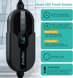 Level 2 Electric Vehicle EV Charger, 32A 240V NEMA 14-50 Plug, Portable Indoor/Outdoor EVSE SAE J1772 EV Car Charging Station w/Delay Timer, 16ft Premium Cable ETL Certified