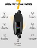 BougeRV Portable EV Charger Cable (16A, 25FT) EVSE Electric Vehicle Charging Station with NEMA10-30