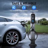 Tera Electric Vehicle Charger Portable: Level 2 & 1 J1772 16A 8A 110V 240V ETL NEMA 6-20 Plug Indoor & Outdoor EV Charging Station with NEMA 5-15 Adapter Cord 23FT Cable B08