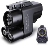 Tesla Supercharger Adapter, NACS to CCS Adapter, Fast Charge Your CCS1 EV at Tesla Superchargers, Electric Vehicle Charging Adapter for Ford, Rivian, GM, Volvo and Polestar EVs