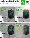 Level 2 EV Charger, NEMA 14-50 EVSE J1772 Charger, 40 Amp 240V, WiFi Control, Adjustable Current, Delay Timer, 25ft Cable EV Chargers for Home Level 2, Electric Vehicle Charging Station, LCD Display