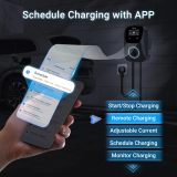 Tera for Tesla Electric Vehicle (EV) Charger: Level 2 J1772 2024 Fully Upgraded ETL Energy Star 48A with Manual Setting Amps & Schedule on Unit 240V