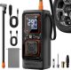 WOLFBOX Tire Inflator Portable Air Compressor, 150 PSI Air Pump for Car Tires with 12000 mAh Battery, 35L/Min Fast Inflation Air Compressor with Tire Pressure Gauge for Car, Motorcycle, Bicycle & Ball