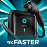 EVIQO Level 2 EV Charger - 48 Amp EV Charger Level 2, 240V Electric Vehicle Charging Stations, EV Level 2 Charger NEMA 14-50/Hardwire EVSE Level 2 Charger, 25' Cord Electric Car Charger Energy Star/UL