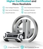 Electric Vehicle Charger Level 2 J1772 Portable EV Charger 32A 16A 240V ETL NEMA14-50 Plug Fast EV Car Charging Station with Wi-Fi 25ft Cable Holder
