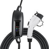Lectron Electric Vehicle Charger 16 Amp - Level 1 EV Charger (110V) with 21ft Extension Cord & Nema 5-15 Plug Compatible with All J1772 EVs